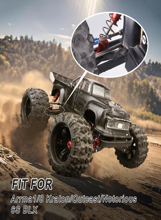 مجموعة عمود إدارة فولاذي CVD لسيارات Arrma 1/8 Kraton/Outcast/Notorious 6S BLX قطع غيار الترقية (الخلفية) - Image 5